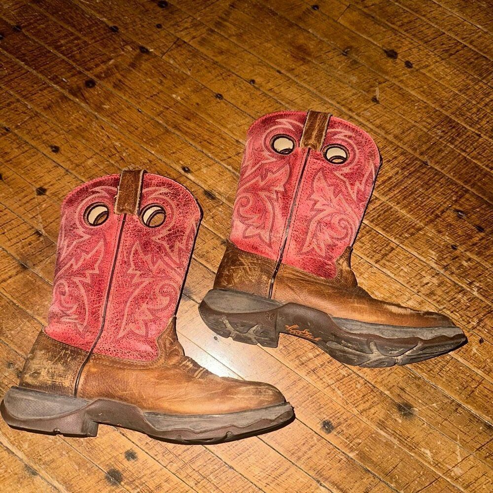 Durango Lady Rebel womens 10” Weston brown embroidered cowboy boots